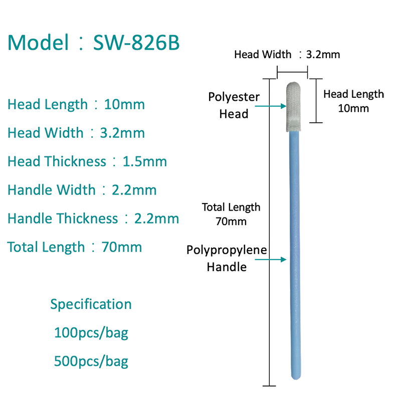 SW-826B Advanced Seal Polyester Swabi